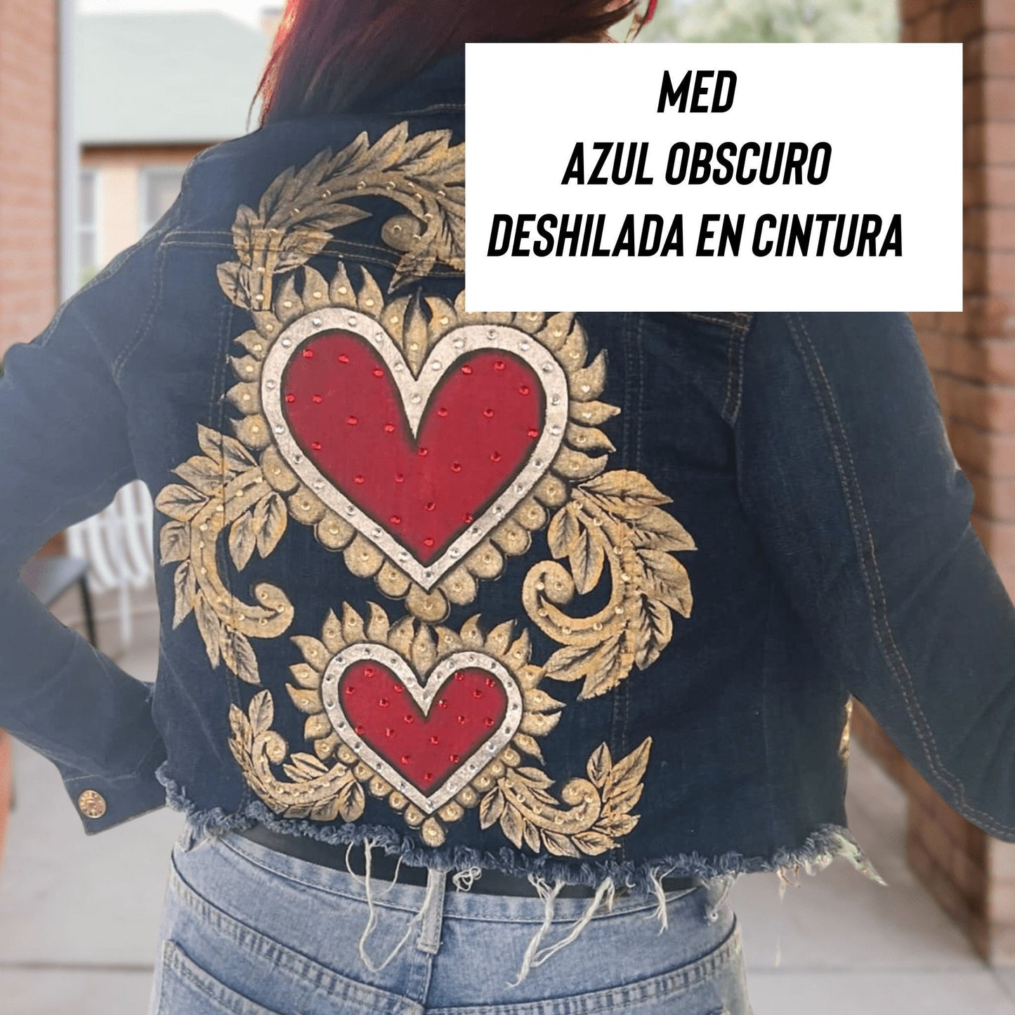 Chamarra Mezclilla Artesanal
