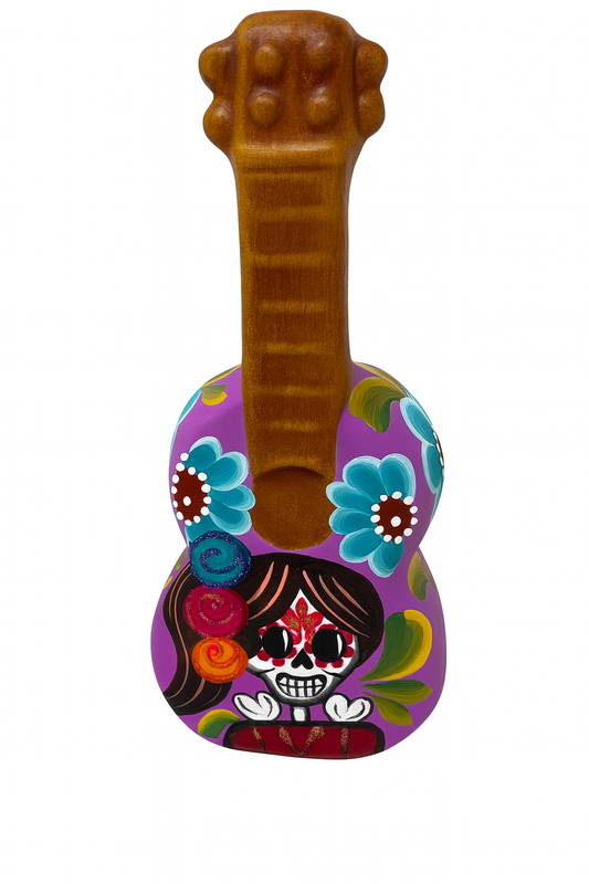 Alcancía guitarra colección huesitos